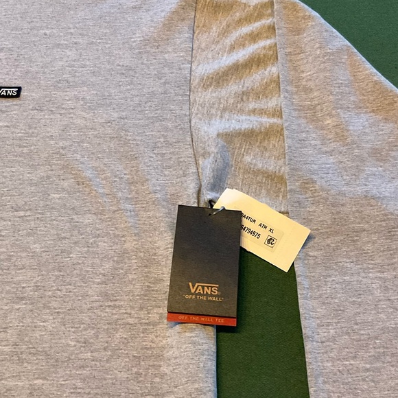 Vans Off The Wall Classic Long Sleeve T-Shirt ATHLETIC HEATHER gray Size X-Large - Picture 6 of 9